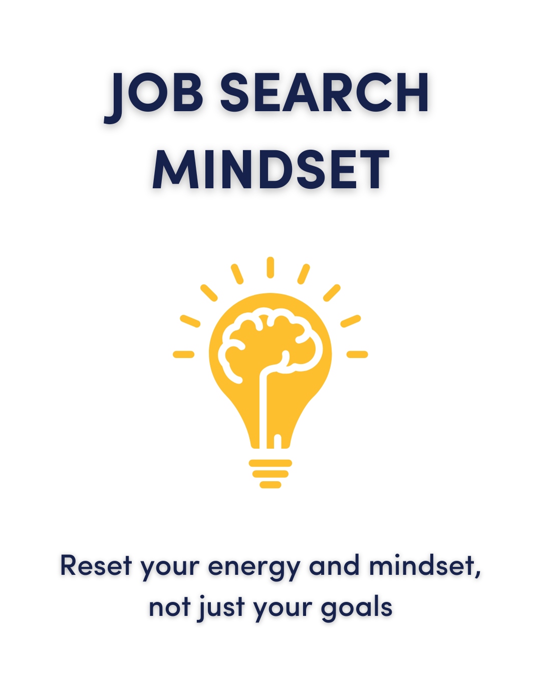 Product mock up of the Job Search Mindset course