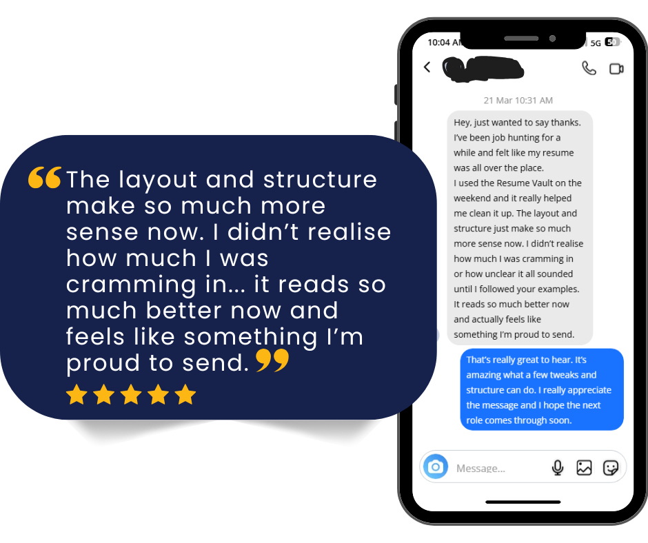 Resume Vault testimonial_4 Resume Vault testimonial_4